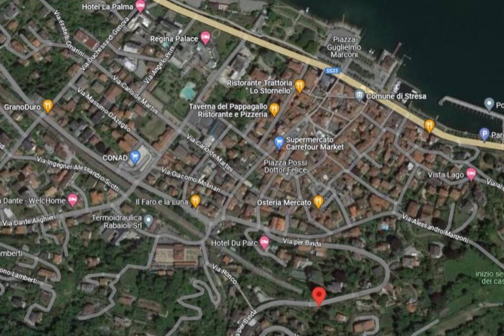 La Finestra Sul Lago - In Villa Con Vista E Posto Auto Coperto 斯特雷萨 外观 照片